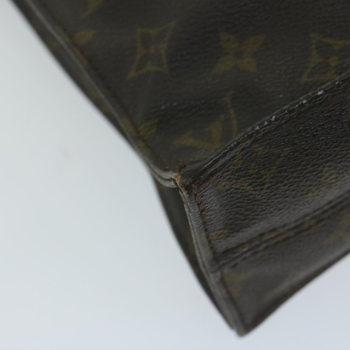 LOUIS VUITTON Monogram Sac Plat Hand Bag M51140 LV 62793