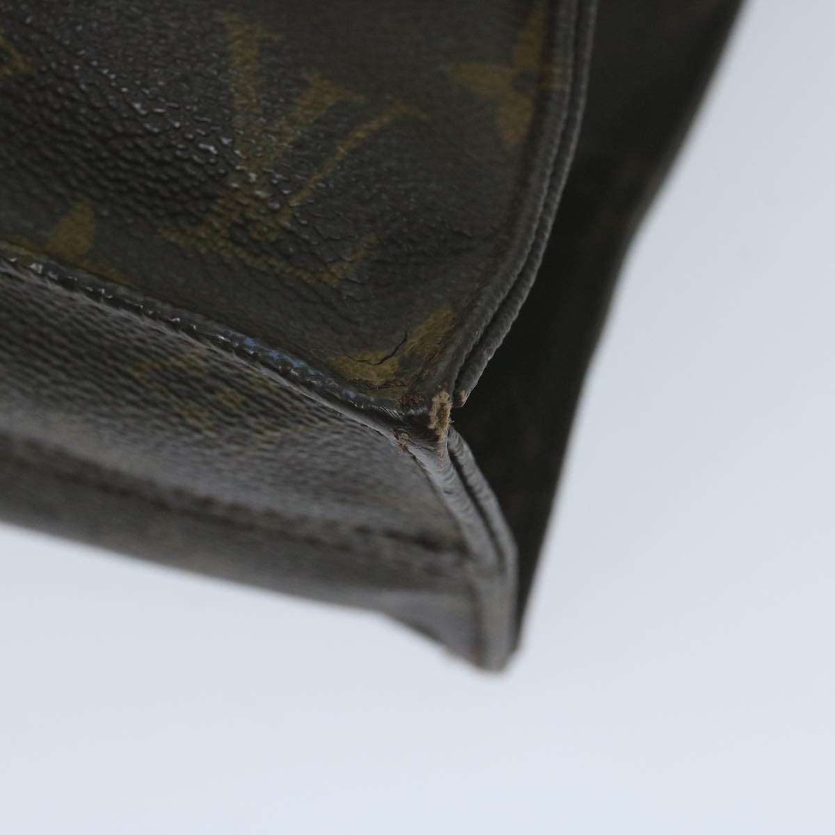 LOUIS VUITTON Monogram Sac Plat Hand Bag M51140 LV 62793