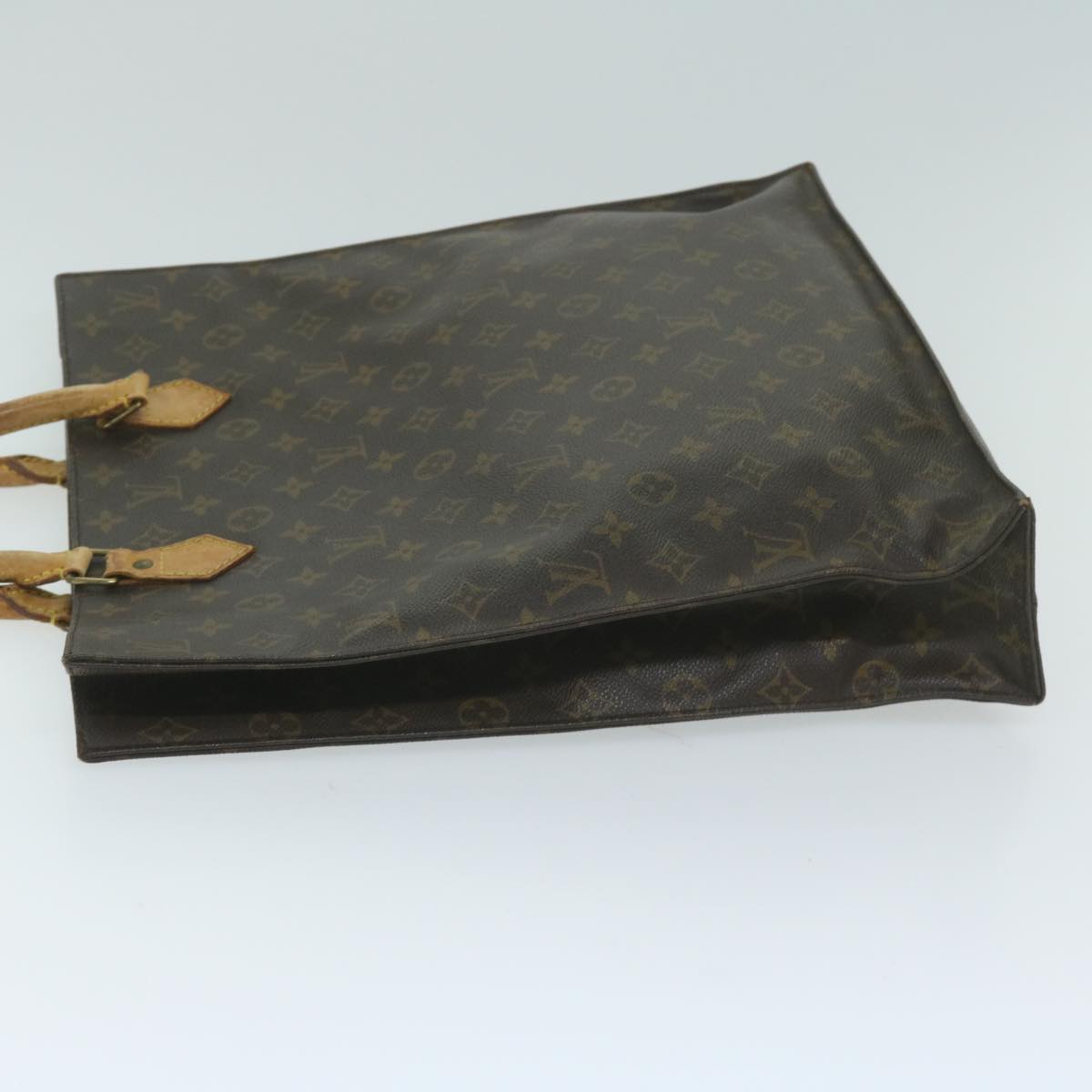 LOUIS VUITTON Monogram Sac Plat Hand Bag M51140 LV 62793
