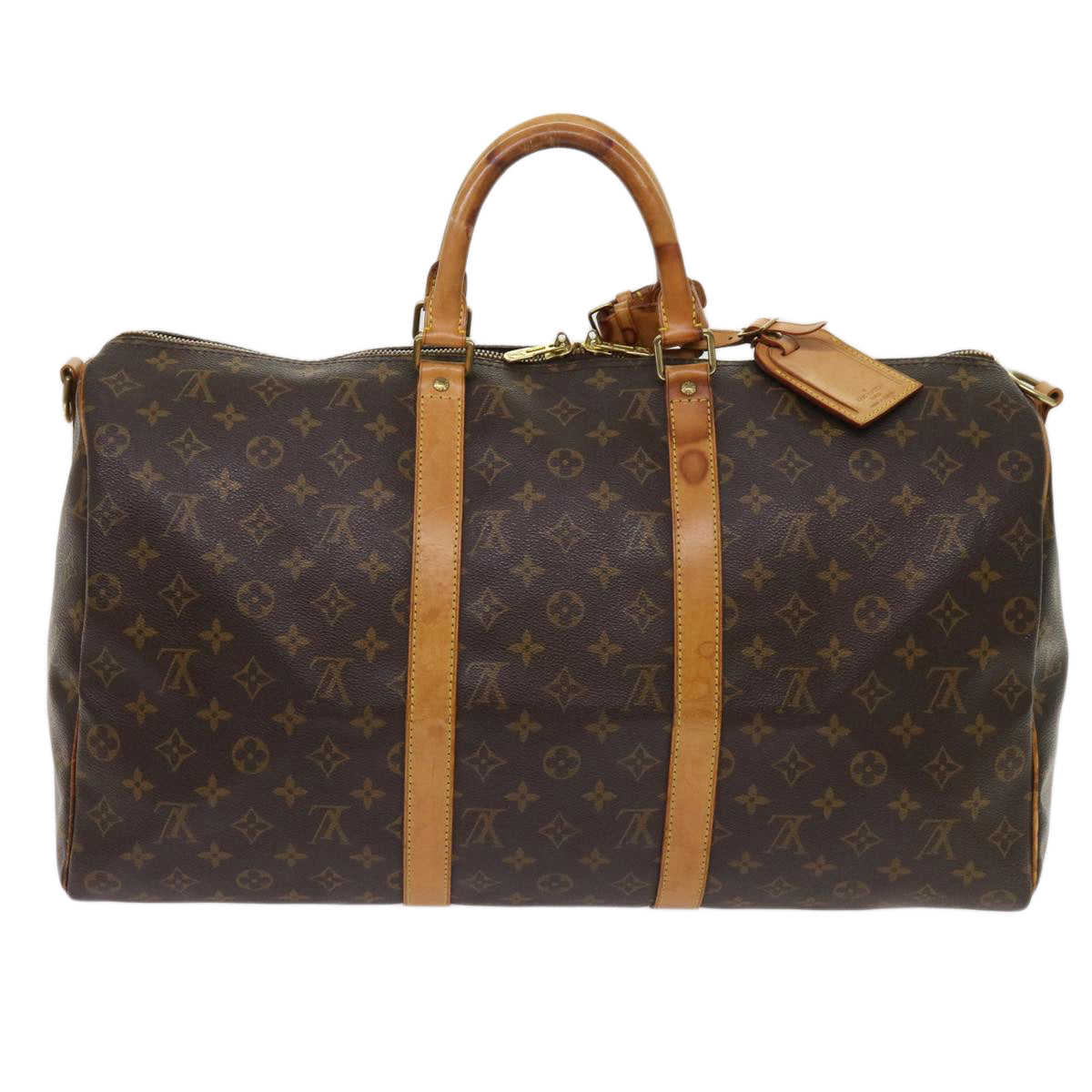 LOUIS VUITTON Monogram Keepall Bandouliere 50 Boston Bag M41416 LV 62795