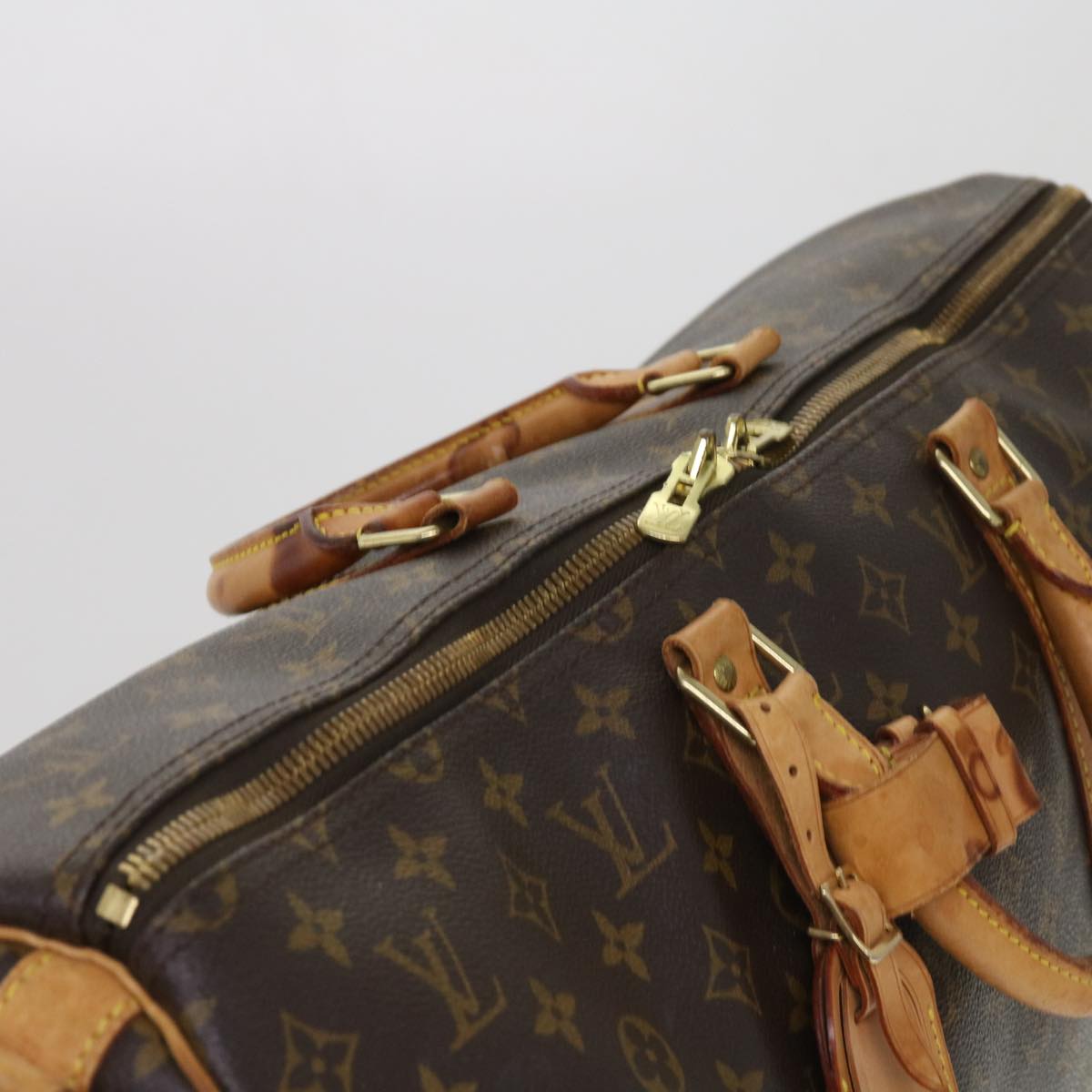 LOUIS VUITTON Monogram Keepall Bandouliere 50 Boston Bag M41416 LV 62795