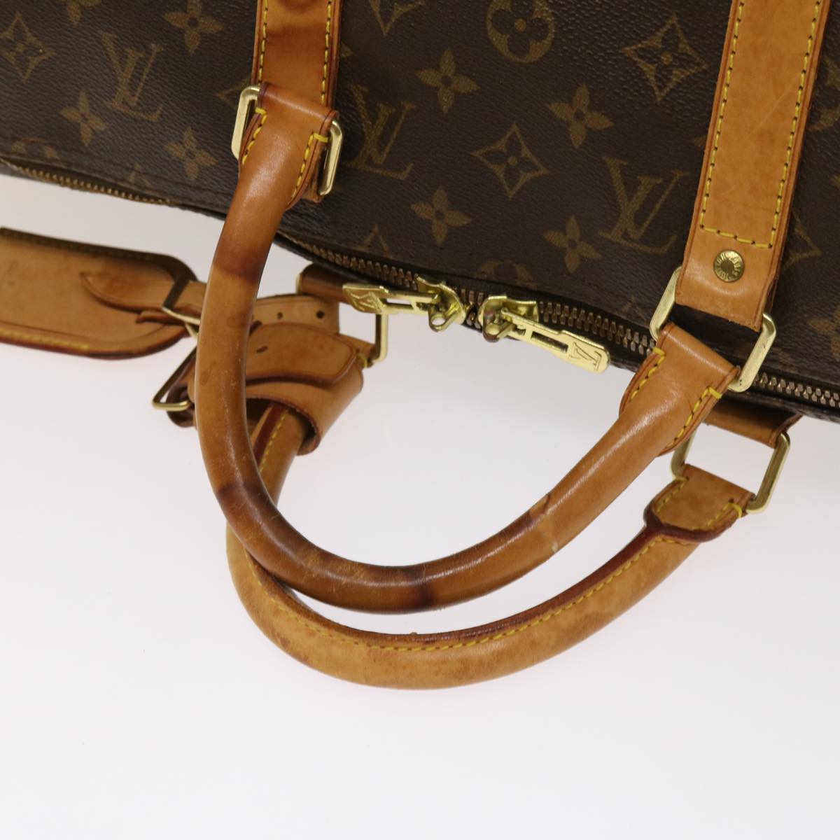 LOUIS VUITTON Monogram Keepall Bandouliere 50 Boston Bag M41416 LV 62795