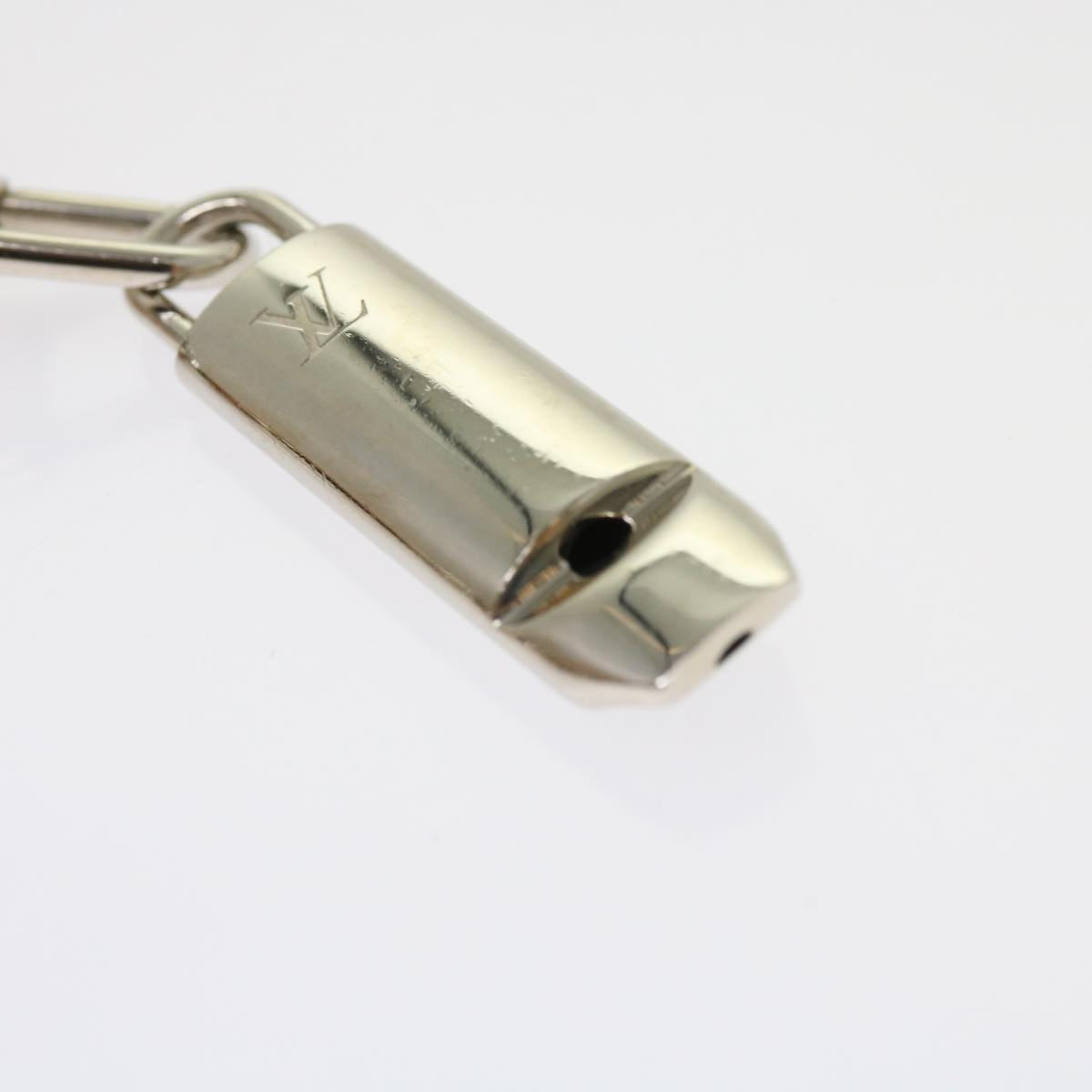 LOUIS VUITTON Collier Survival Necklace Silver LV 62798A