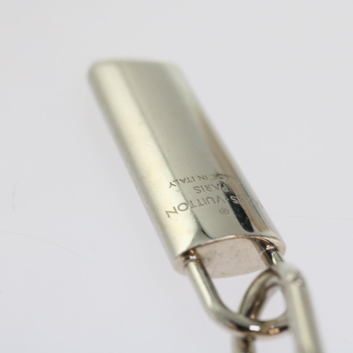 LOUIS VUITTON Collier Survival Necklace Silver LV 62798A