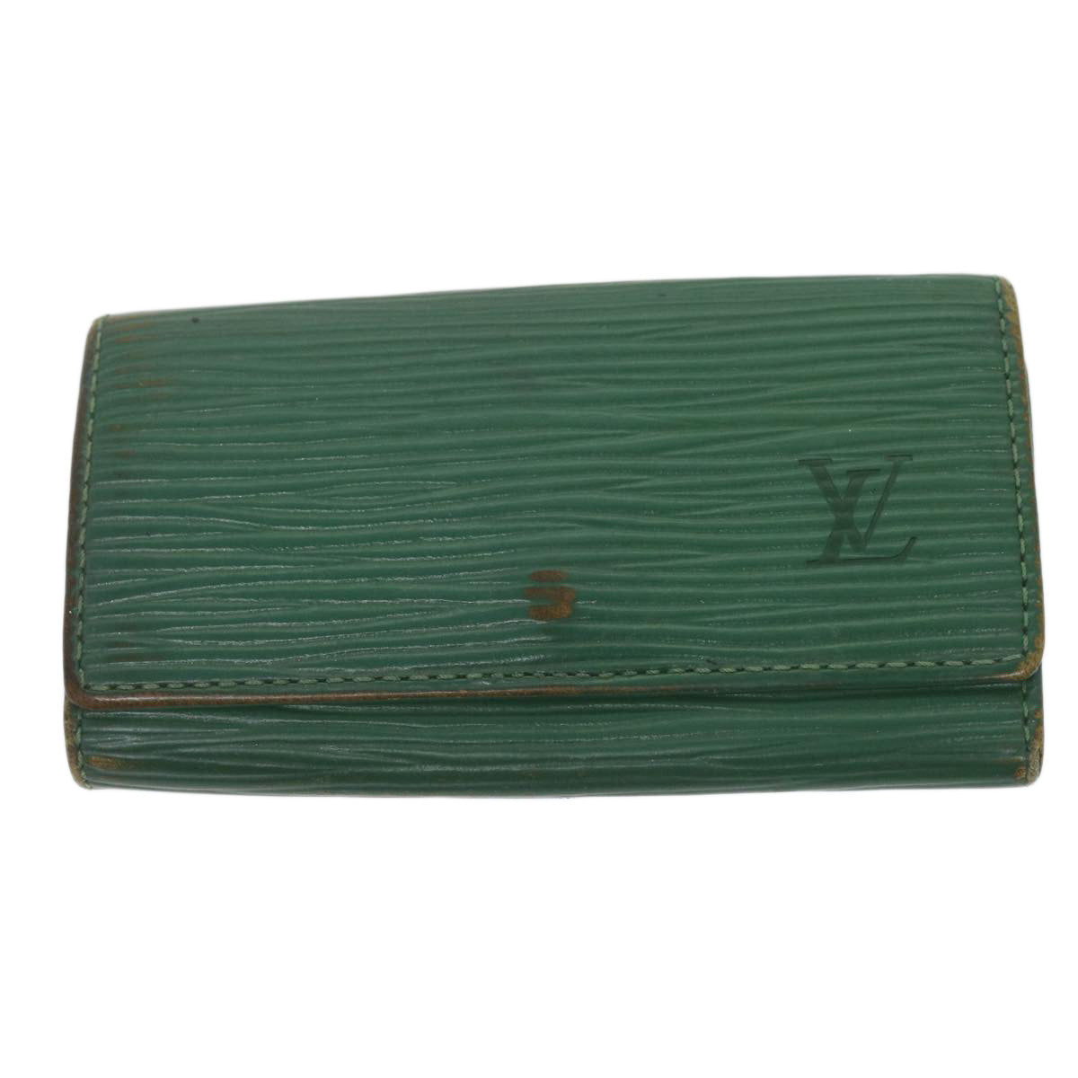 LOUIS VUITTON Epi Monogram Key Case 11 pieces Green Red LV 62872