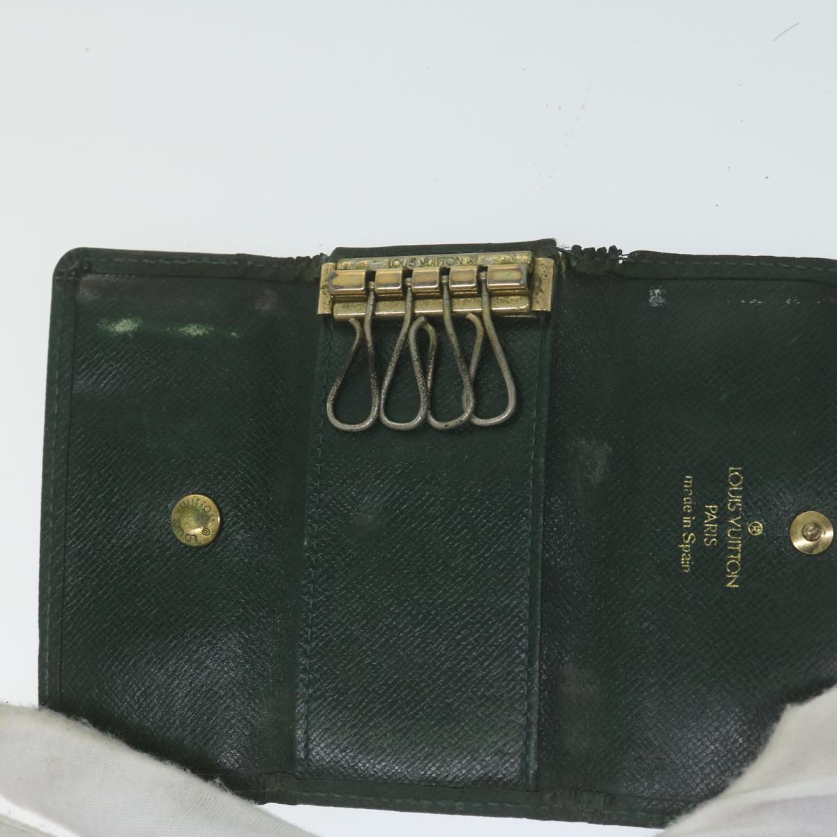 LOUIS VUITTON Epi Monogram Key Case 11 pieces Green Red LV 62872