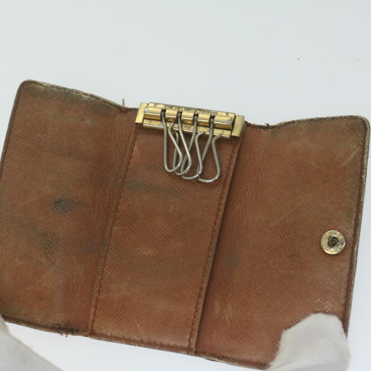 LOUIS VUITTON Epi Monogram Key Case 11 pieces Green Red LV 62872