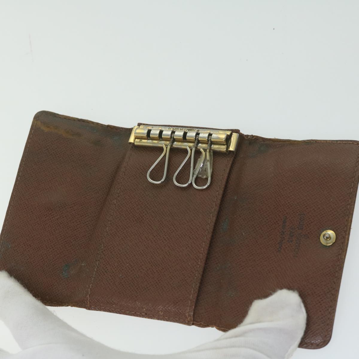 LOUIS VUITTON Epi Monogram Key Case 11 pieces Green Red LV 62872