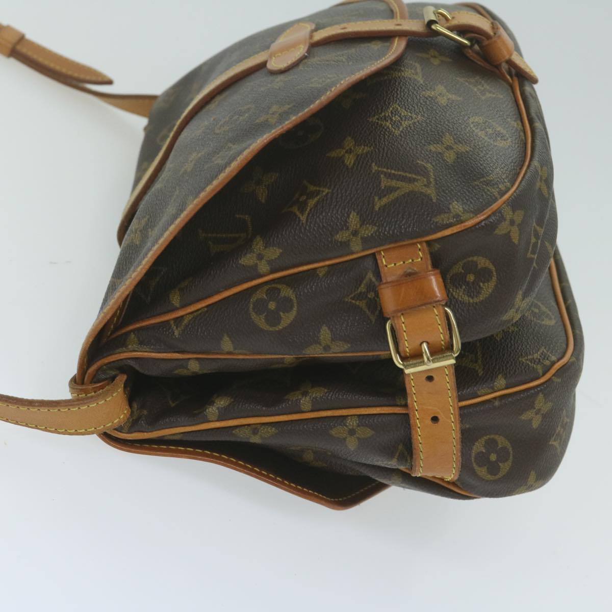 LOUIS VUITTON Monogram Saumur 30 Shoulder Bag M42256 LV 62922