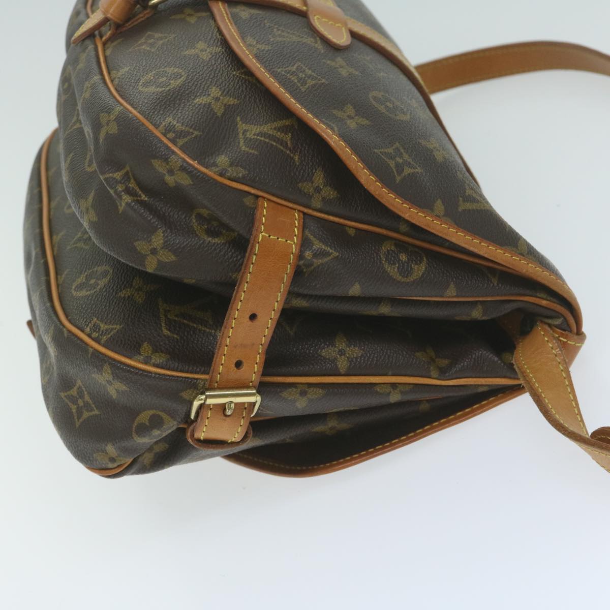 LOUIS VUITTON Monogram Saumur 30 Shoulder Bag M42256 LV 62922