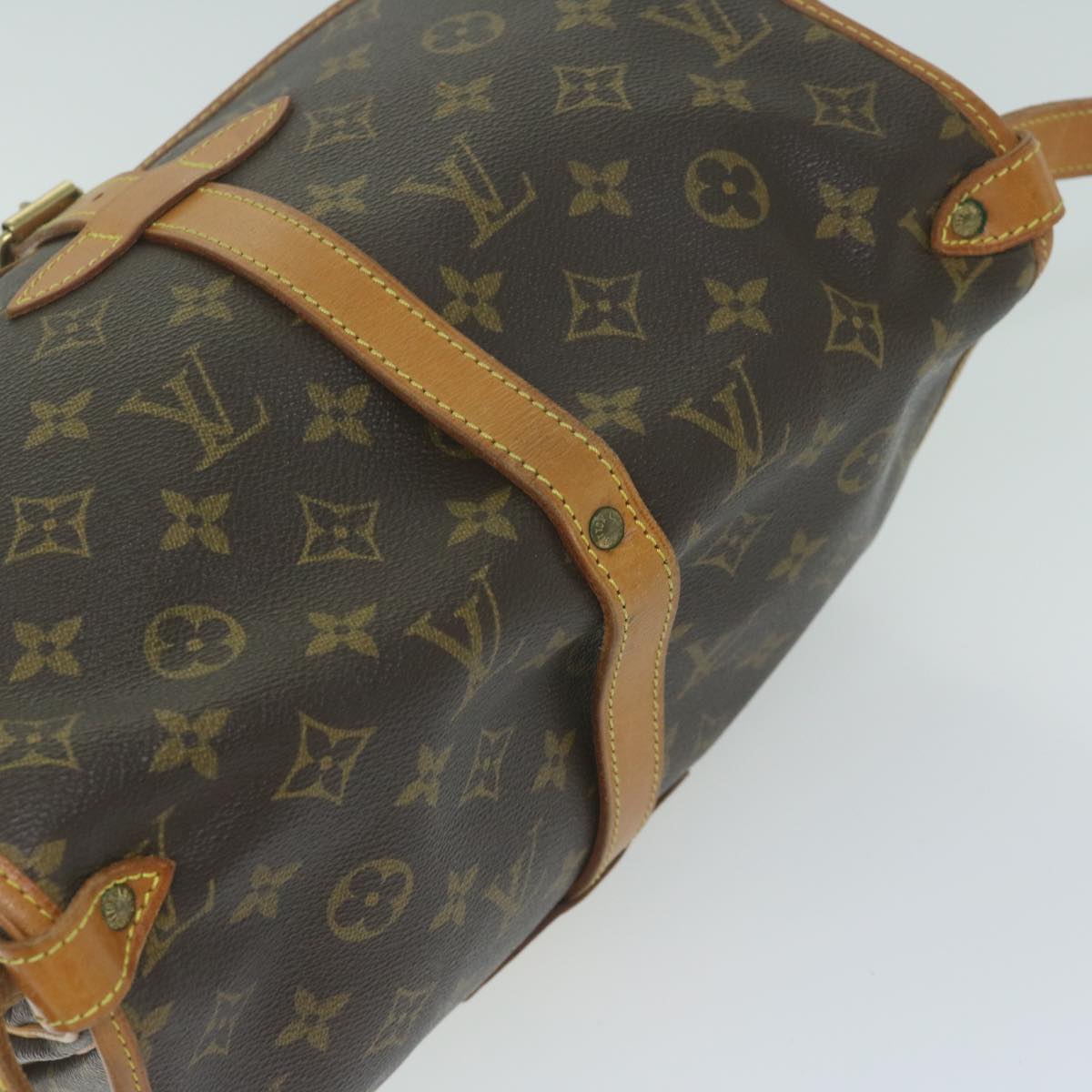 LOUIS VUITTON Monogram Saumur 30 Shoulder Bag M42256 LV 62922
