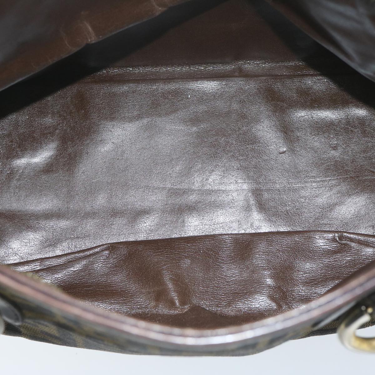 FENDI Zucca Canvas Shoulder Bag 2Set Brown 62974
