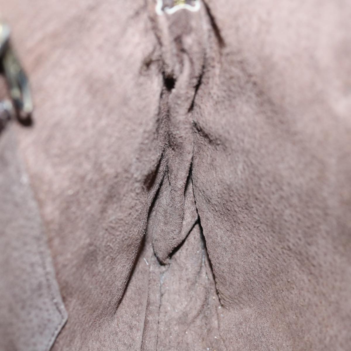 FENDI Zucca Canvas Hand Bag 2way Black Brown 62975