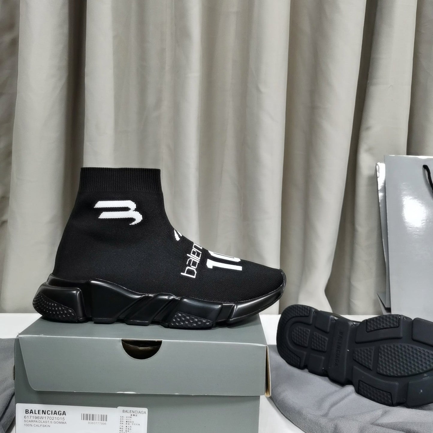 GLM - Bla Speed Recycled Knit Sneakers Black