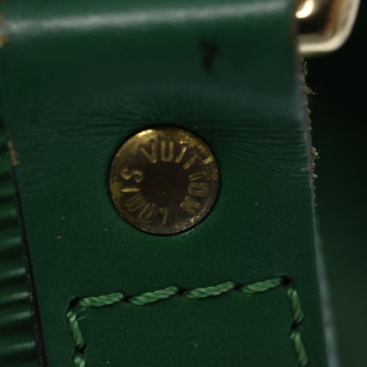 LOUIS VUITTON Epi Petit Noe Shoulder Bag Green M44104 LV 63216