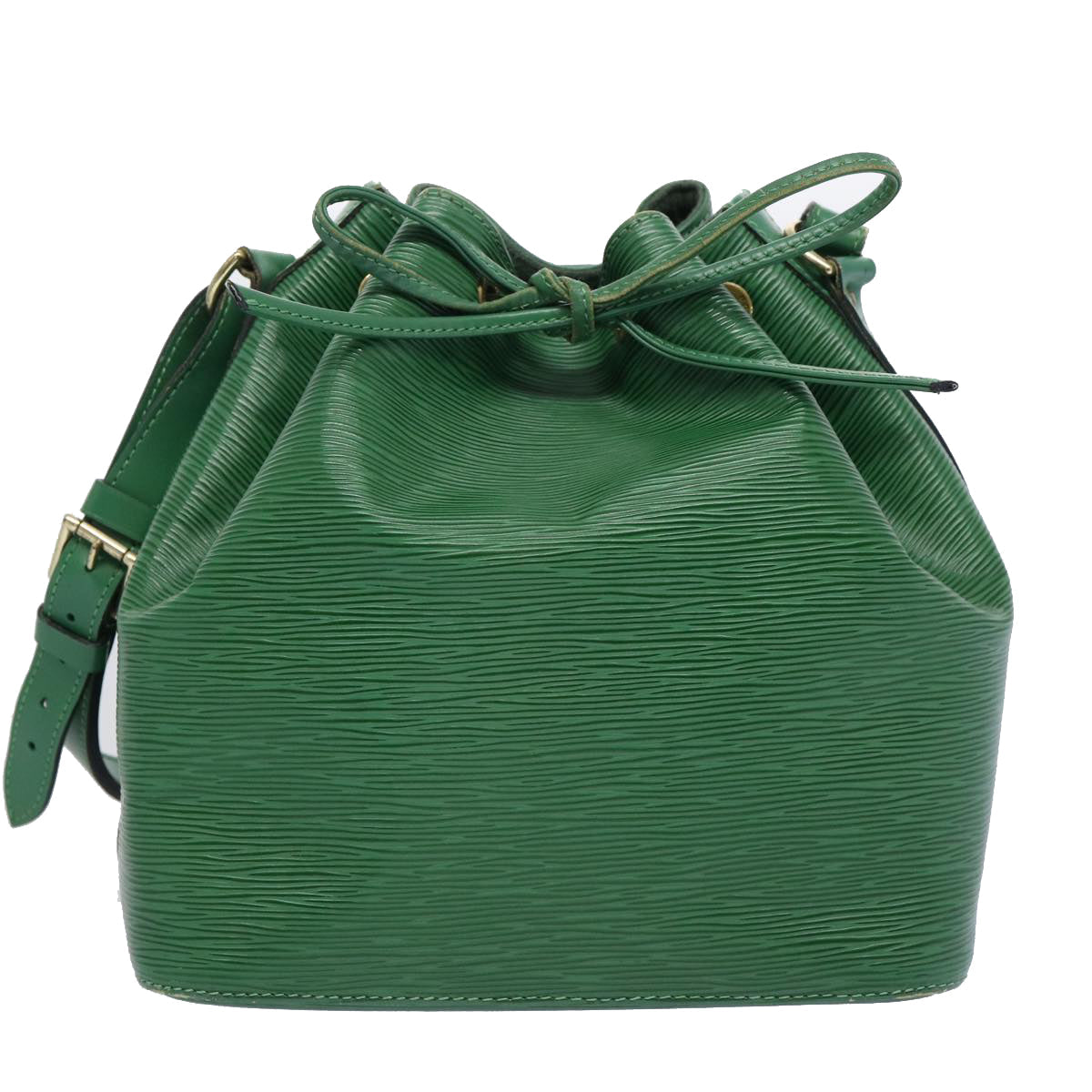 LOUIS VUITTON Epi Petit Noe Shoulder Bag Green M44104 LV 63216
