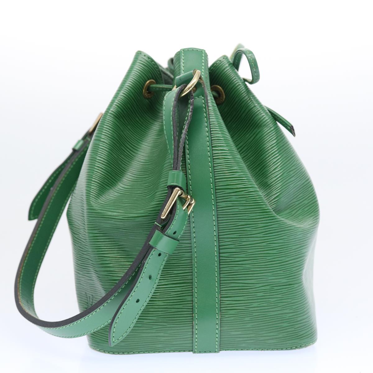 LOUIS VUITTON Epi Petit Noe Shoulder Bag Green M44104 LV 63216