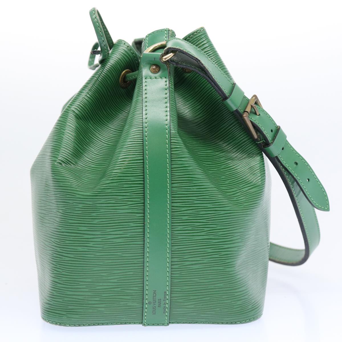 LOUIS VUITTON Epi Petit Noe Shoulder Bag Green M44104 LV 63216