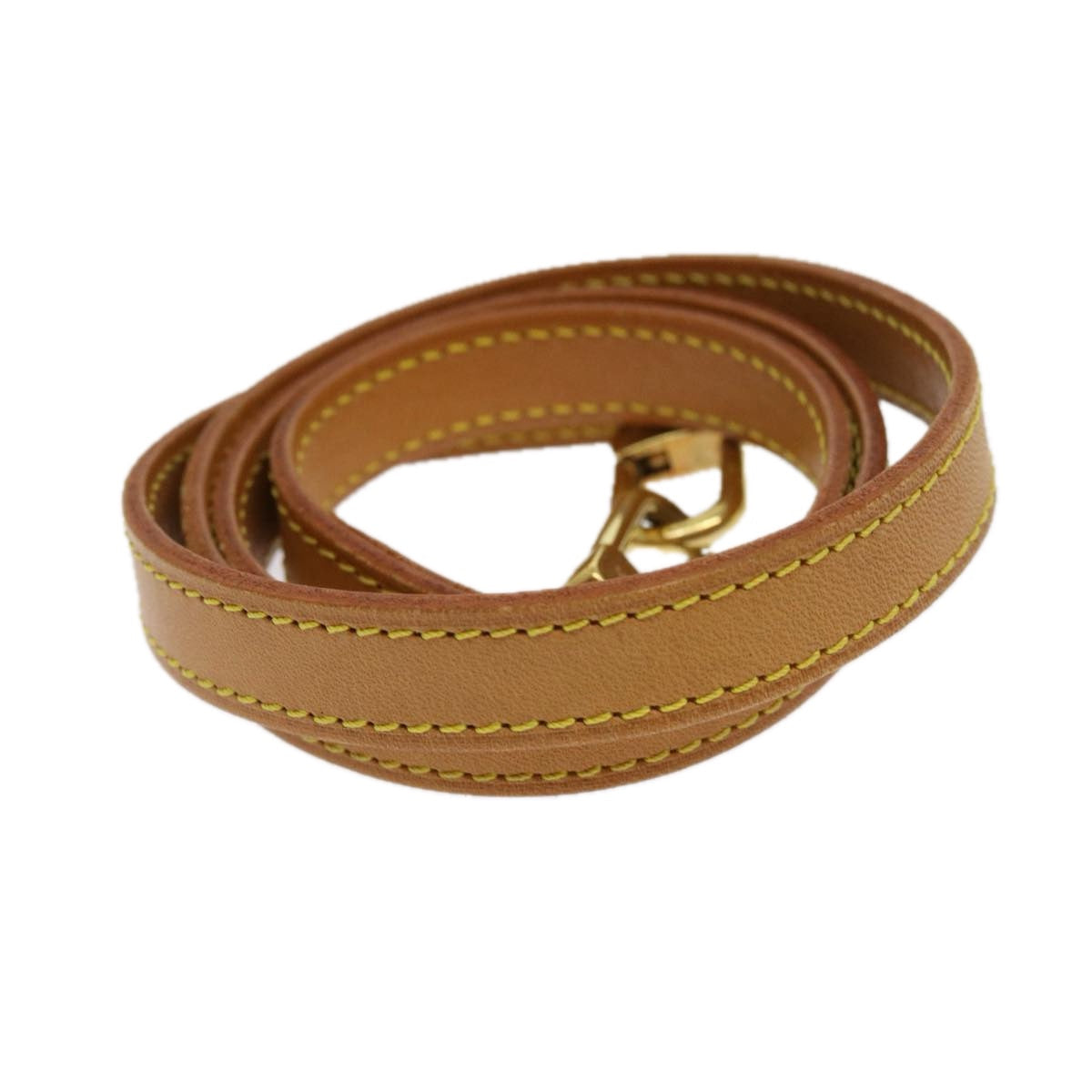 LOUIS VUITTON Shoulder Strap Leather 38.6"" Beige LV 63219