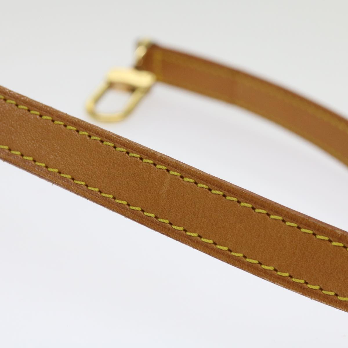 LOUIS VUITTON Shoulder Strap Leather 38.6"" Beige LV 63219