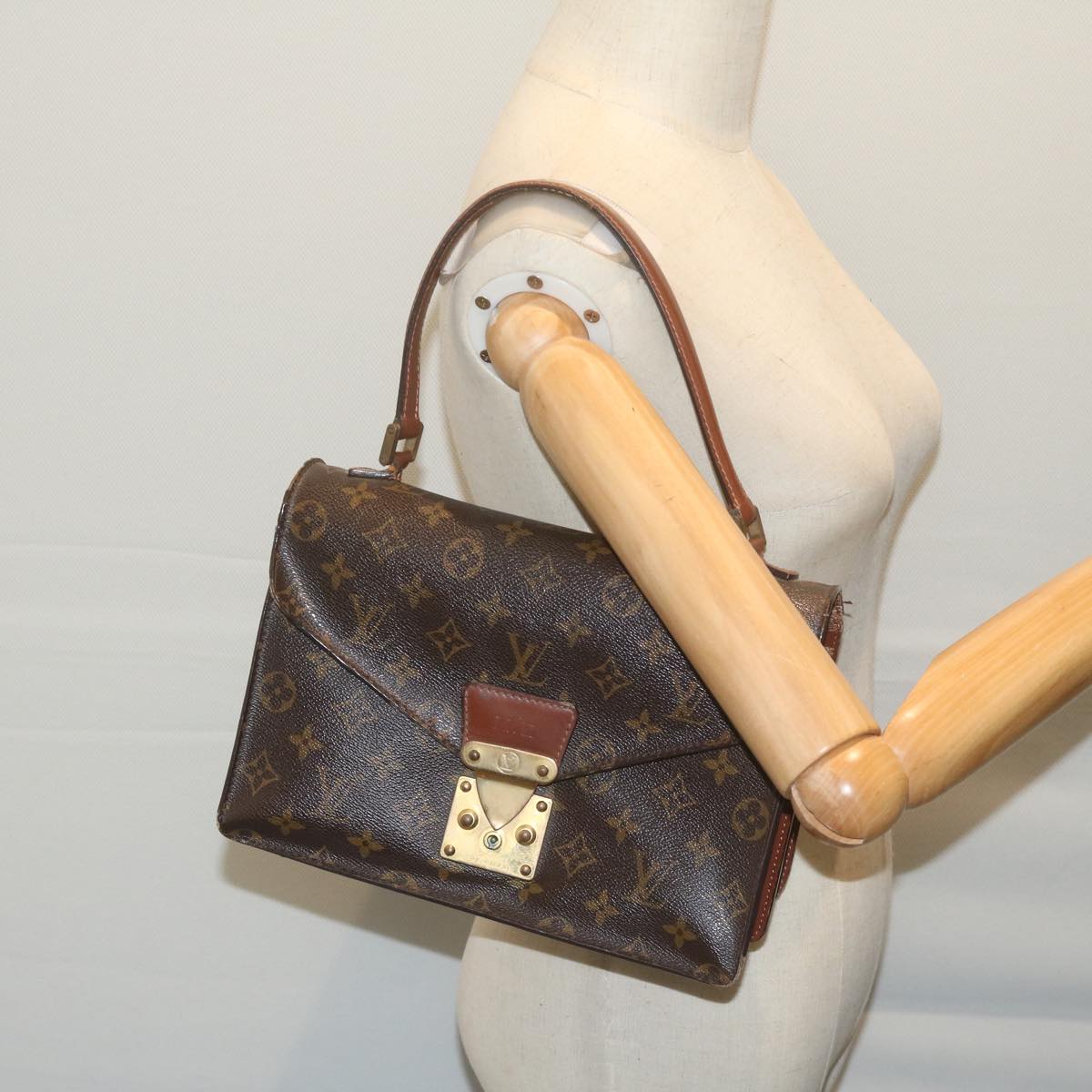 LOUIS VUITTON Monogram Concorde Hand Bag M51190 LV 63231