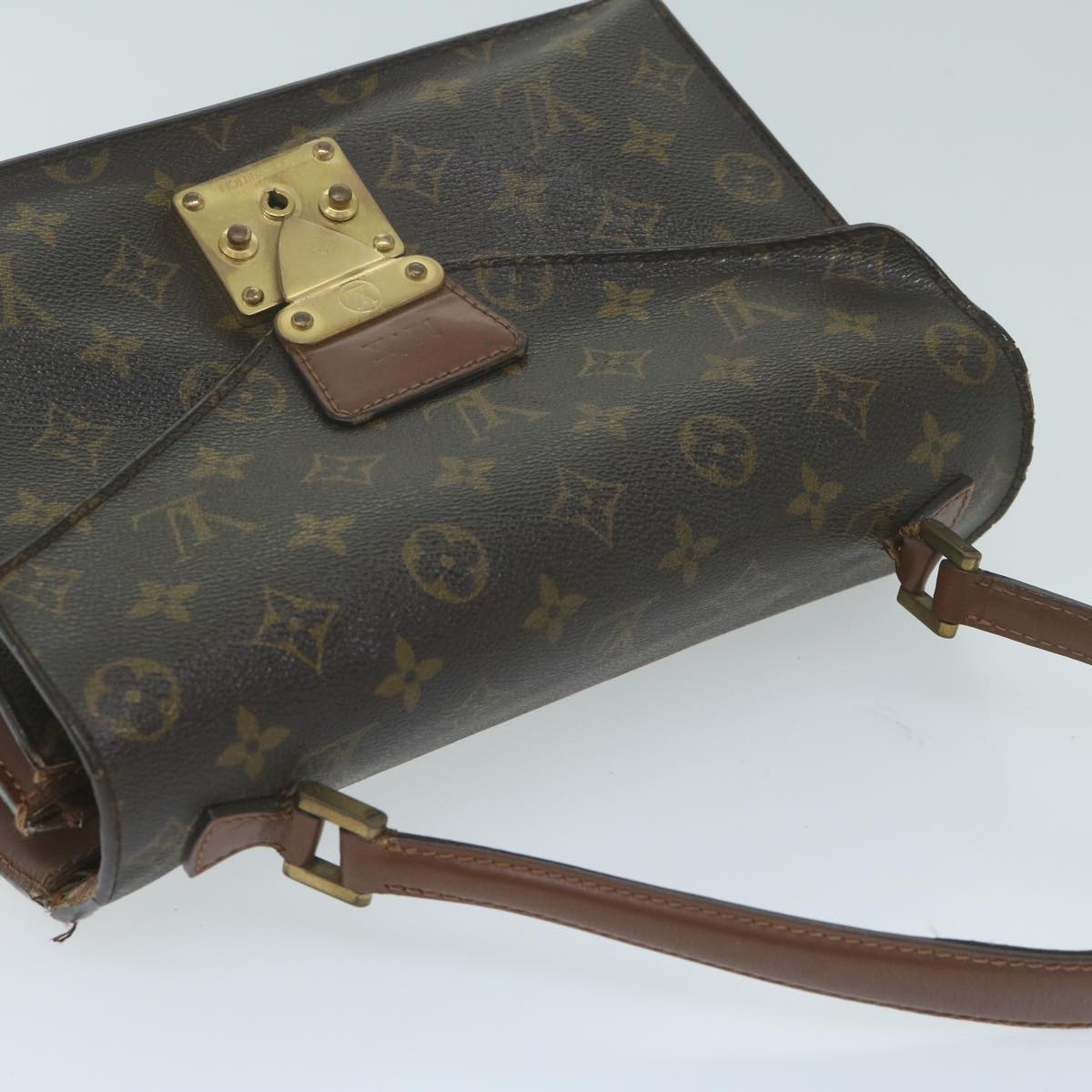 LOUIS VUITTON Monogram Concorde Hand Bag M51190 LV 63231