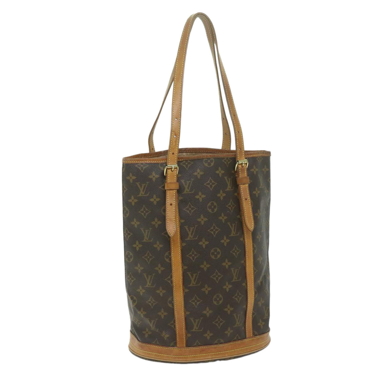 LOUIS VUITTON Monogram Bucket GM Shoulder Bag M42236 LV 63345