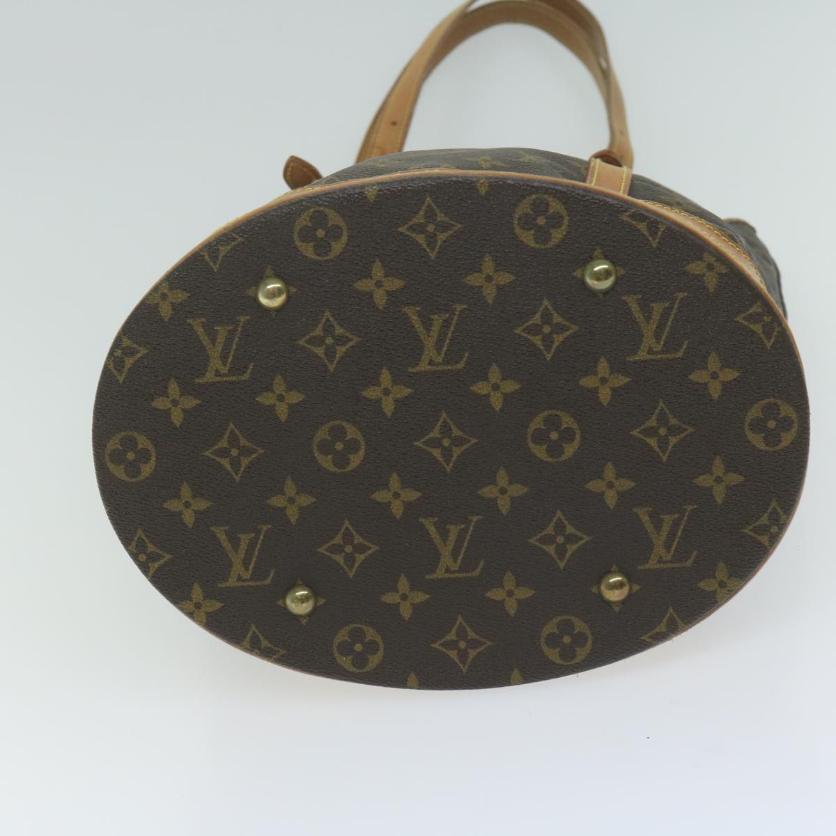 LOUIS VUITTON Monogram Bucket GM Shoulder Bag M42236 LV 63345