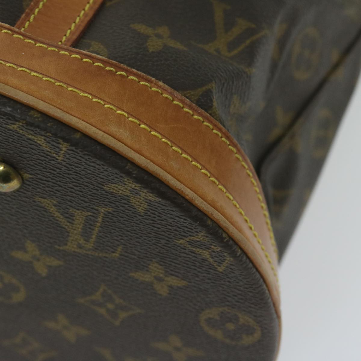 LOUIS VUITTON Monogram Bucket GM Shoulder Bag M42236 LV 63345