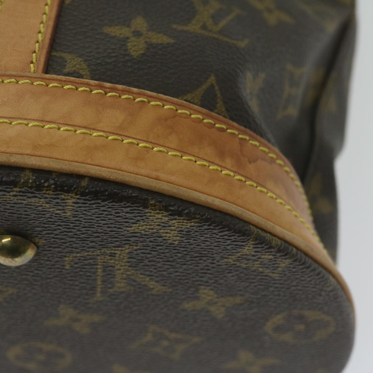 LOUIS VUITTON Monogram Bucket GM Shoulder Bag M42236 LV 63345