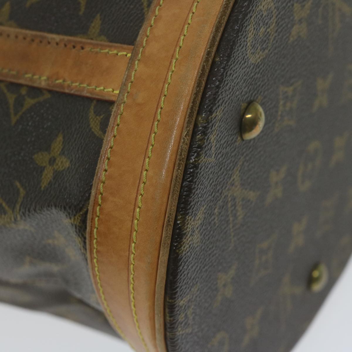 LOUIS VUITTON Monogram Bucket GM Shoulder Bag M42236 LV 63345