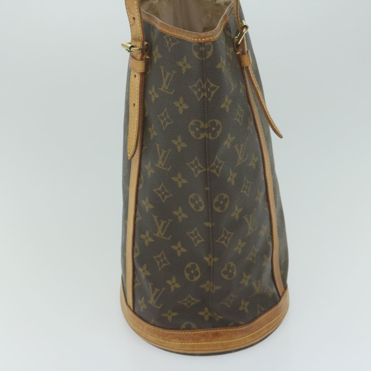 LOUIS VUITTON Monogram Bucket GM Shoulder Bag M42236 LV 63345