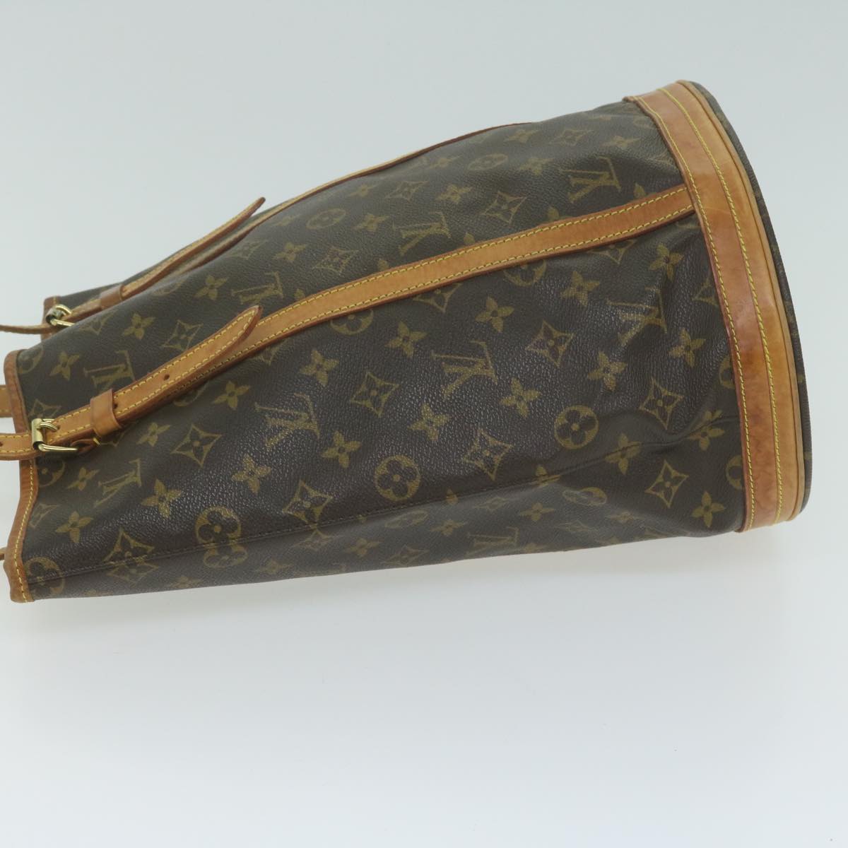 LOUIS VUITTON Monogram Bucket GM Shoulder Bag M42236 LV 63345