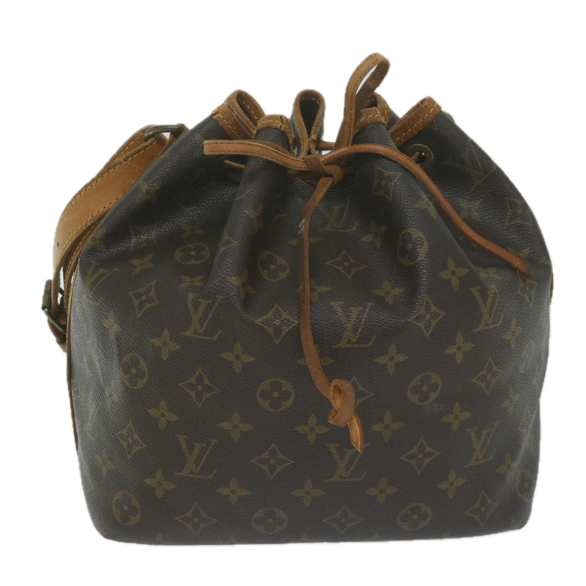 LOUIS VUITTON Monogram Petit Noe Shoulder Bag M42226 LV 63348