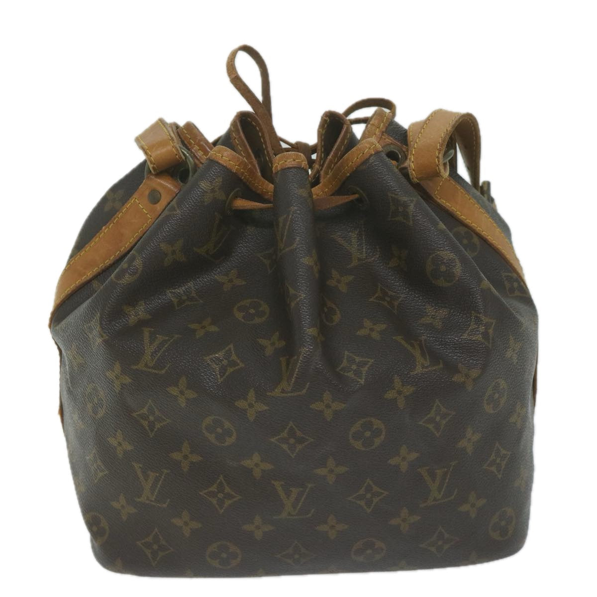 LOUIS VUITTON Monogram Petit Noe Shoulder Bag M42226 LV 63348
