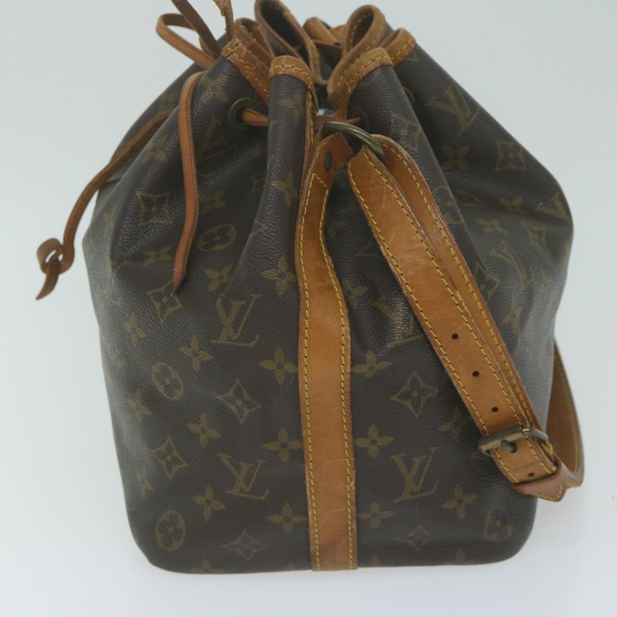 LOUIS VUITTON Monogram Petit Noe Shoulder Bag M42226 LV 63348