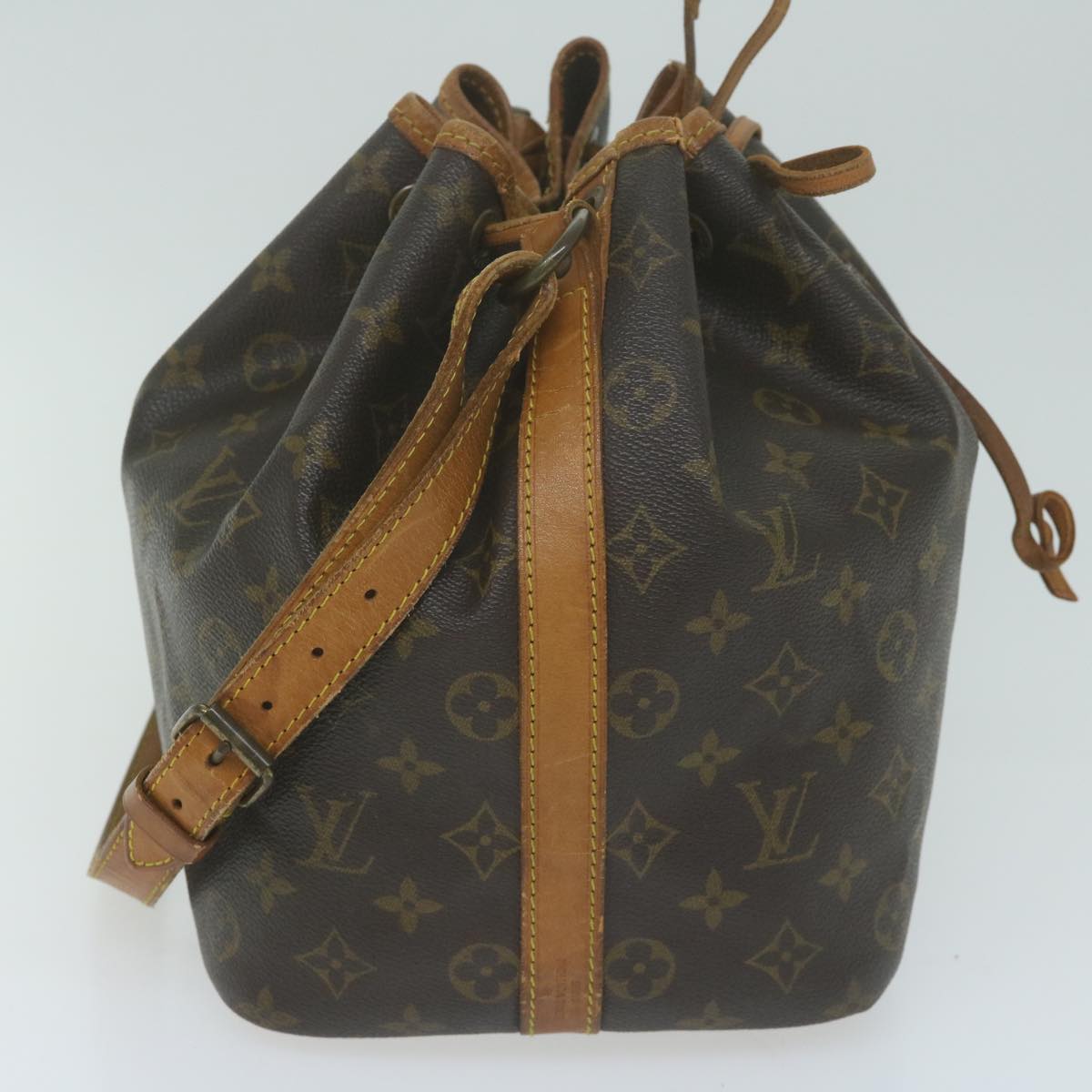 LOUIS VUITTON Monogram Petit Noe Shoulder Bag M42226 LV 63348