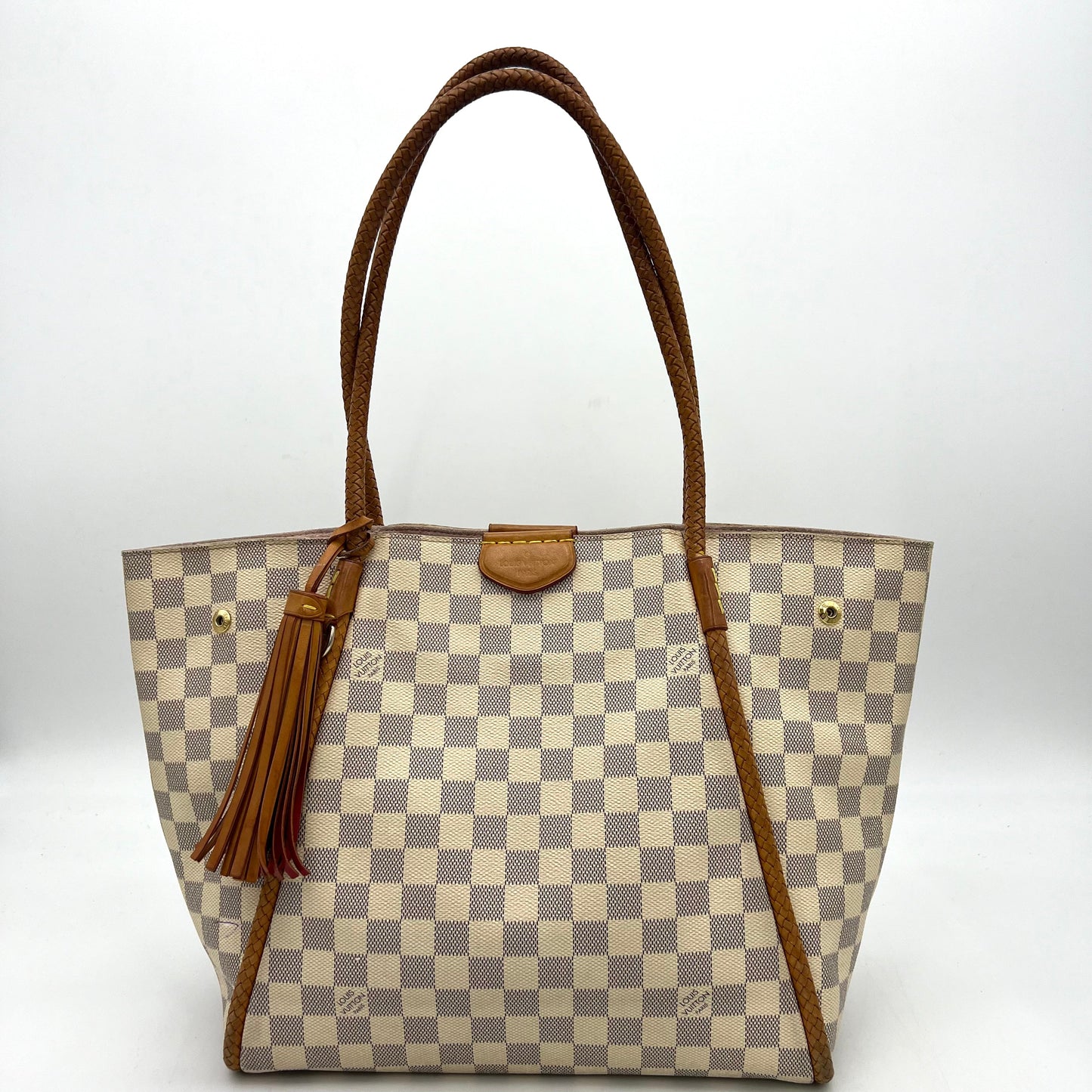 LOUIS VUITTON Damier Azur Propriano Rose Ballerine LA23078