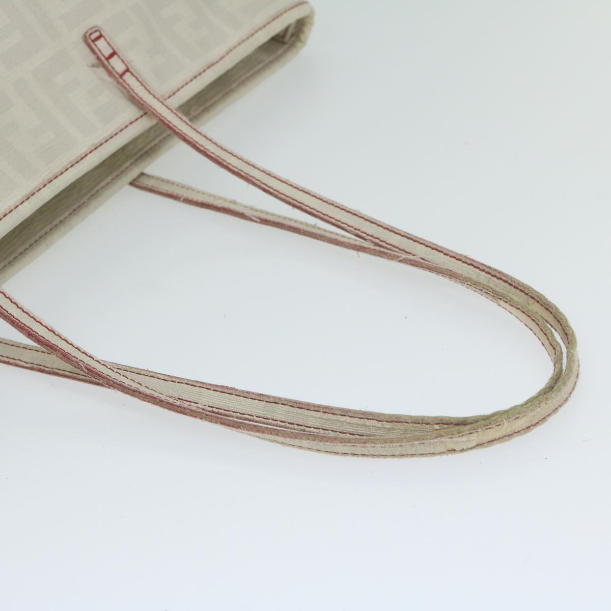 FENDI Zucca Canvas Tote Bag White 63448