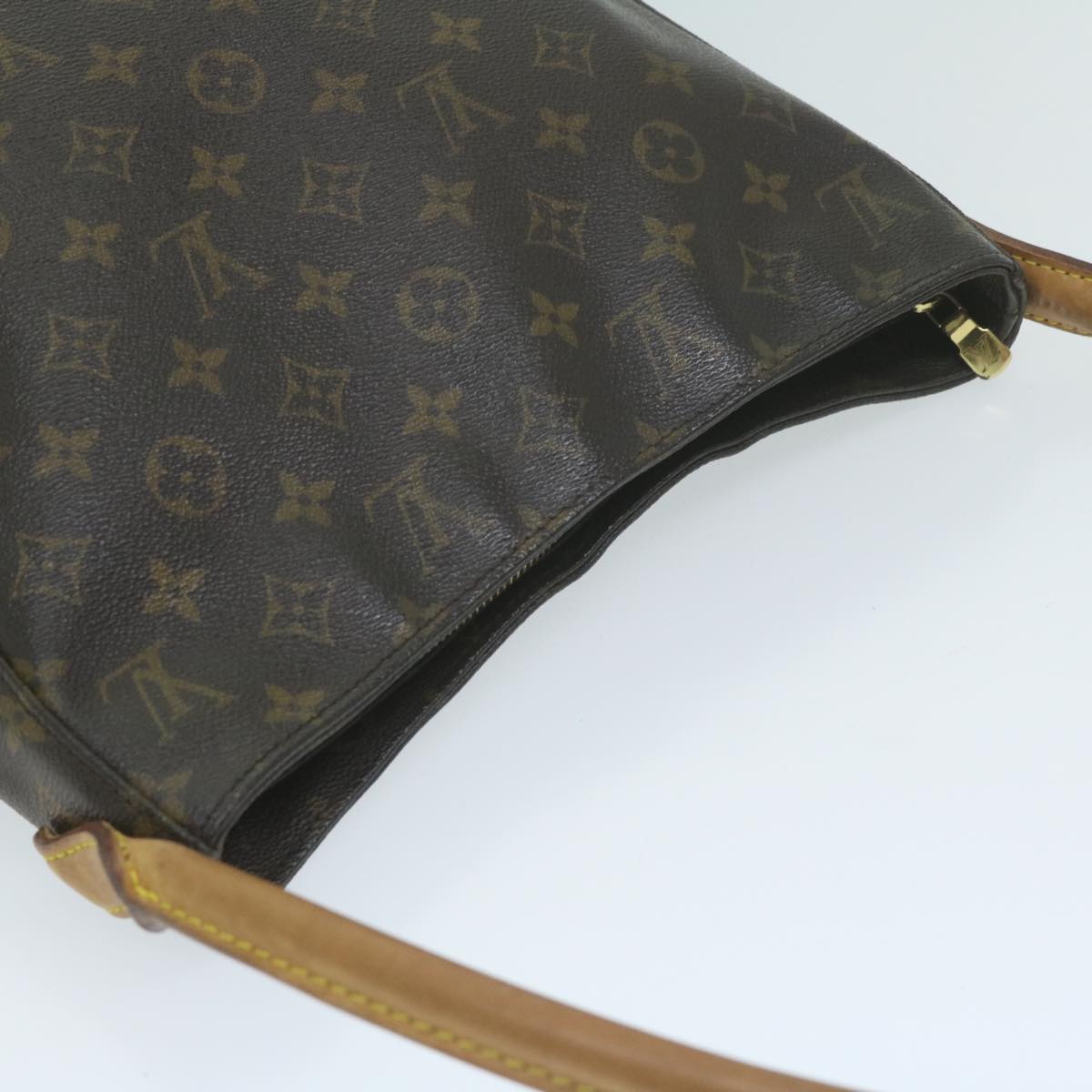 LOUIS VUITTON Monogram Looping GM Shoulder Bag M51145 LV 63453