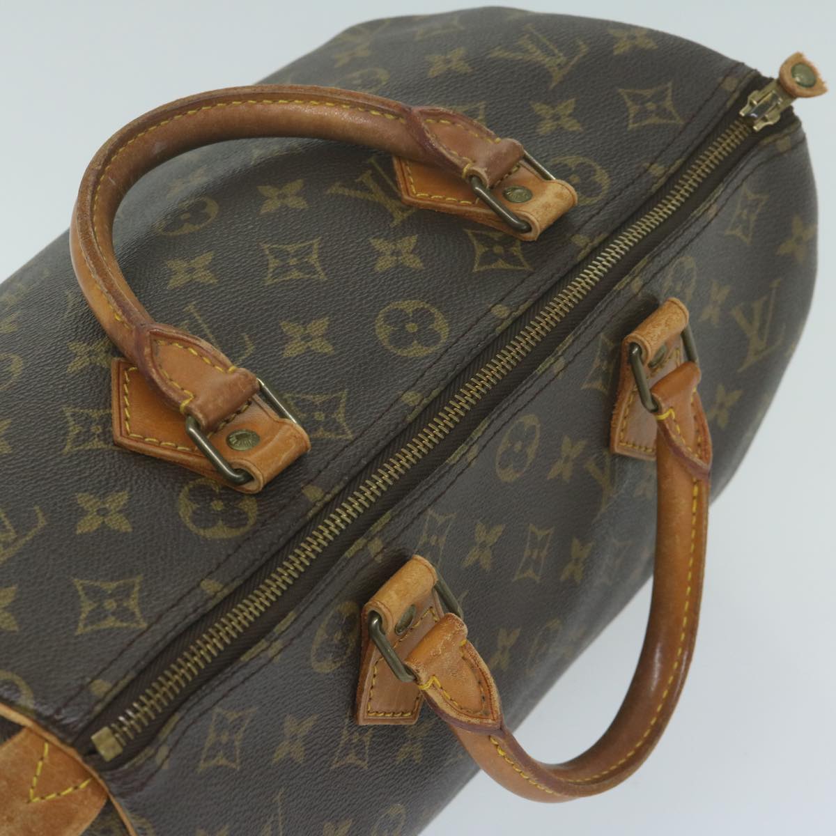 LOUIS VUITTON Monogram Speedy 30 Hand Bag M41526 LV 63454