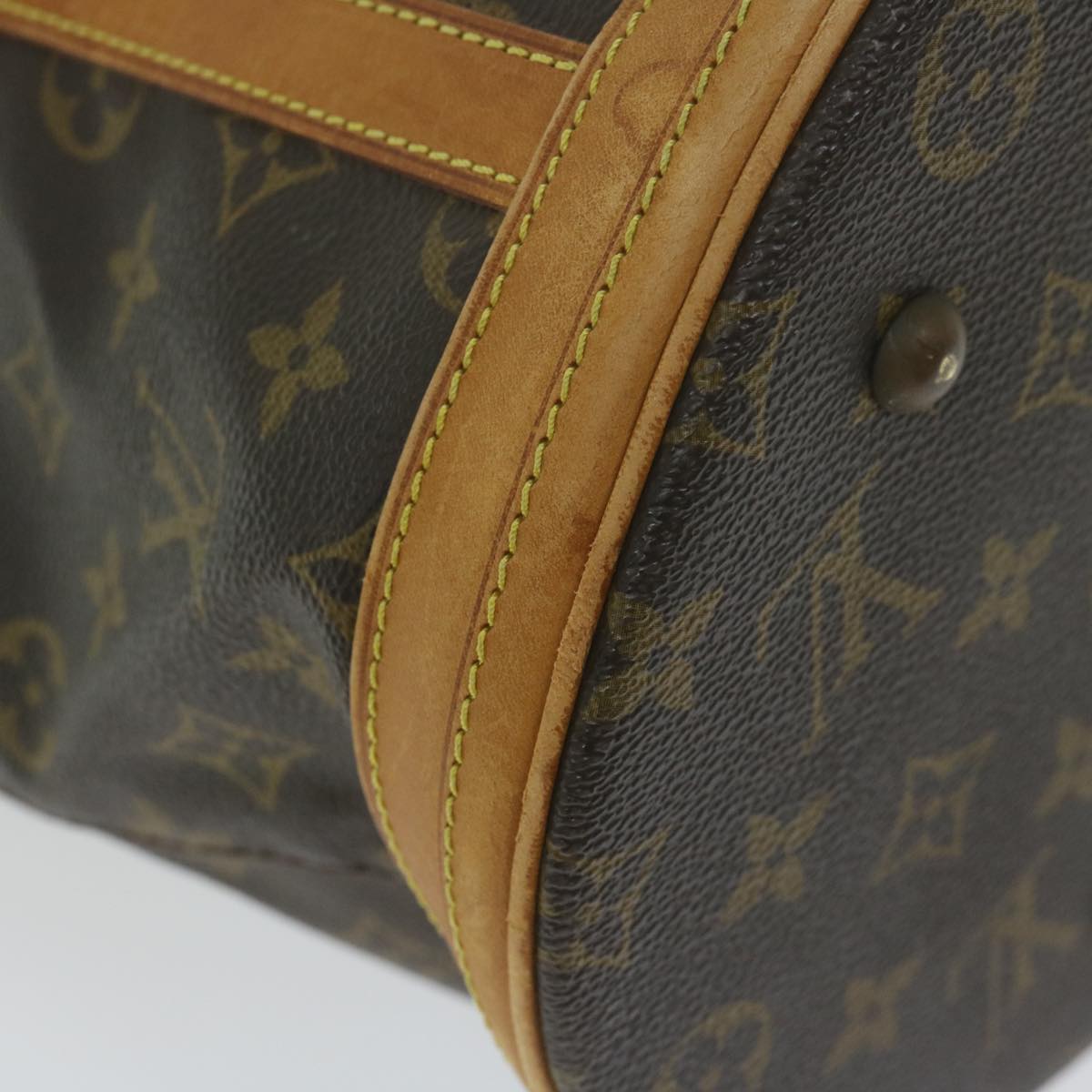 LOUIS VUITTON Monogram Bucket GM Shoulder Bag M42236 LV 63455