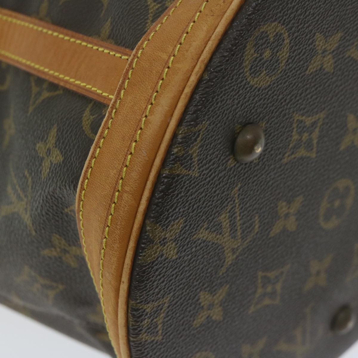LOUIS VUITTON Monogram Bucket GM Shoulder Bag M42236 LV 63455