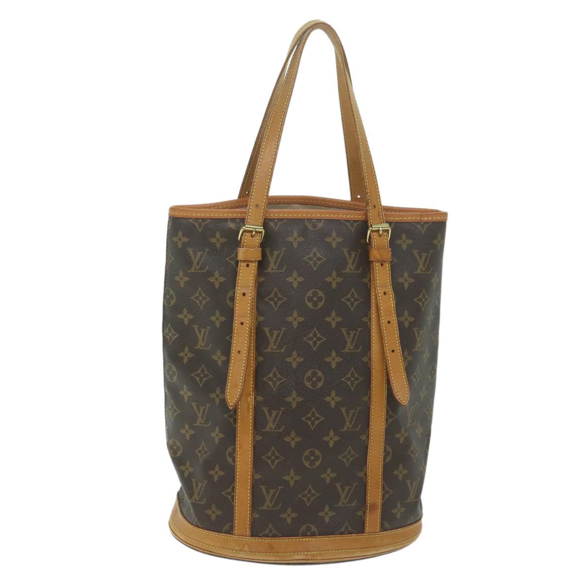 LOUIS VUITTON Monogram Bucket GM Shoulder Bag M42236 LV 63455