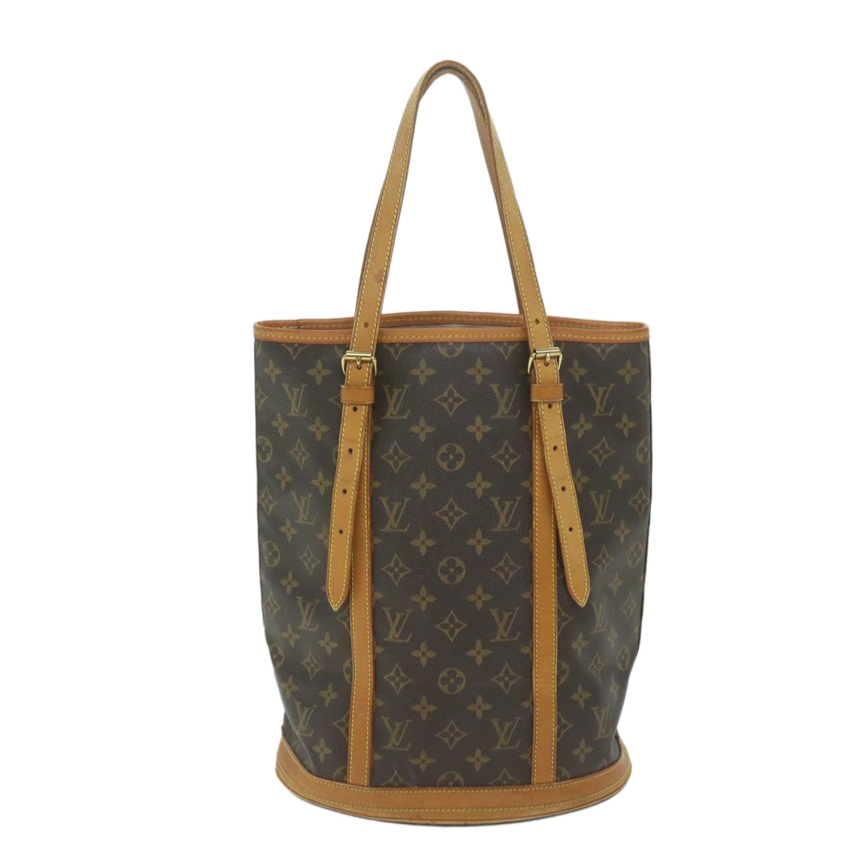 LOUIS VUITTON Monogram Bucket GM Shoulder Bag M42236 LV 63455
