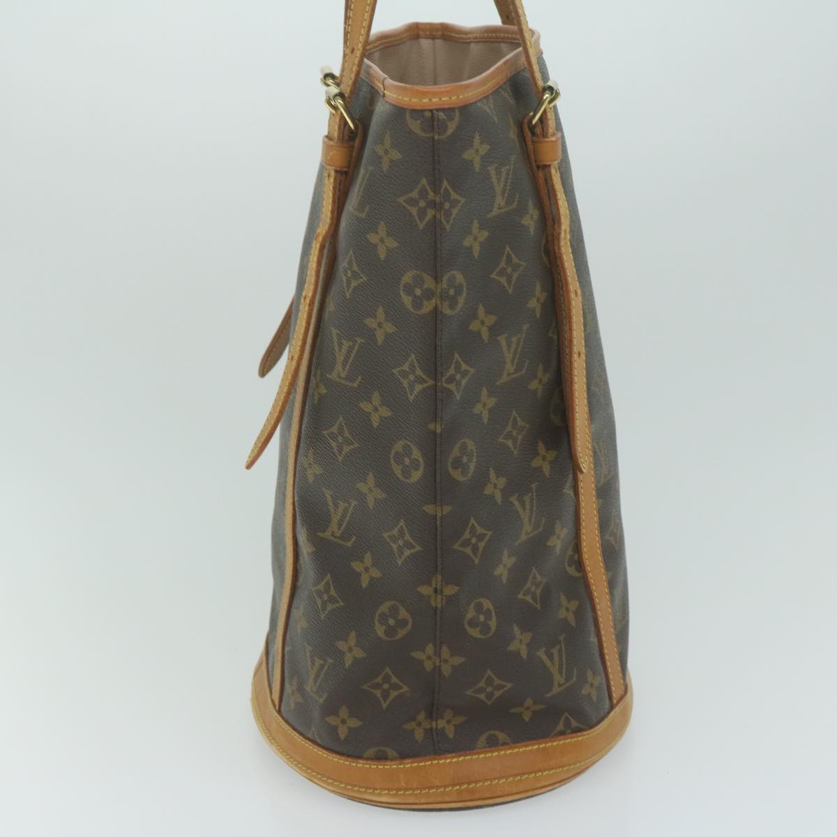 LOUIS VUITTON Monogram Bucket GM Shoulder Bag M42236 LV 63455