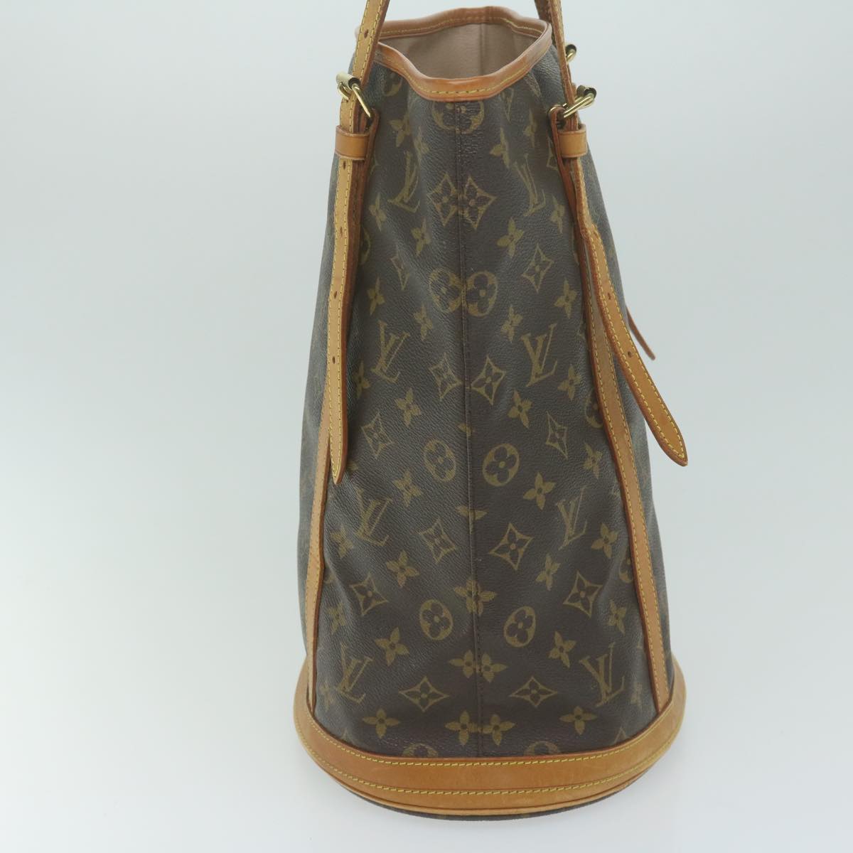 LOUIS VUITTON Monogram Bucket GM Shoulder Bag M42236 LV 63455