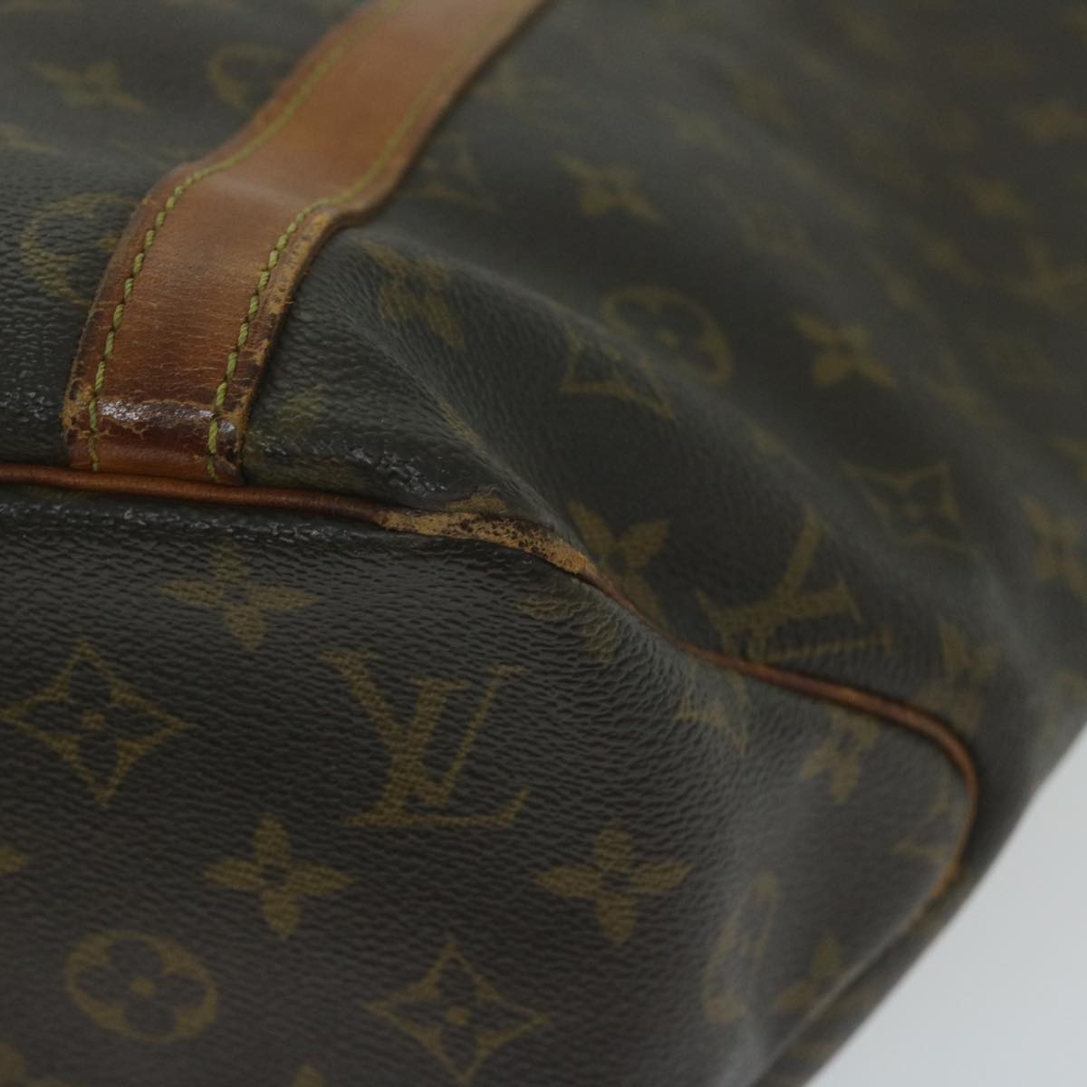 LOUIS VUITTON Monogram Sac Shopping Tote Bag M51108 LV 63456