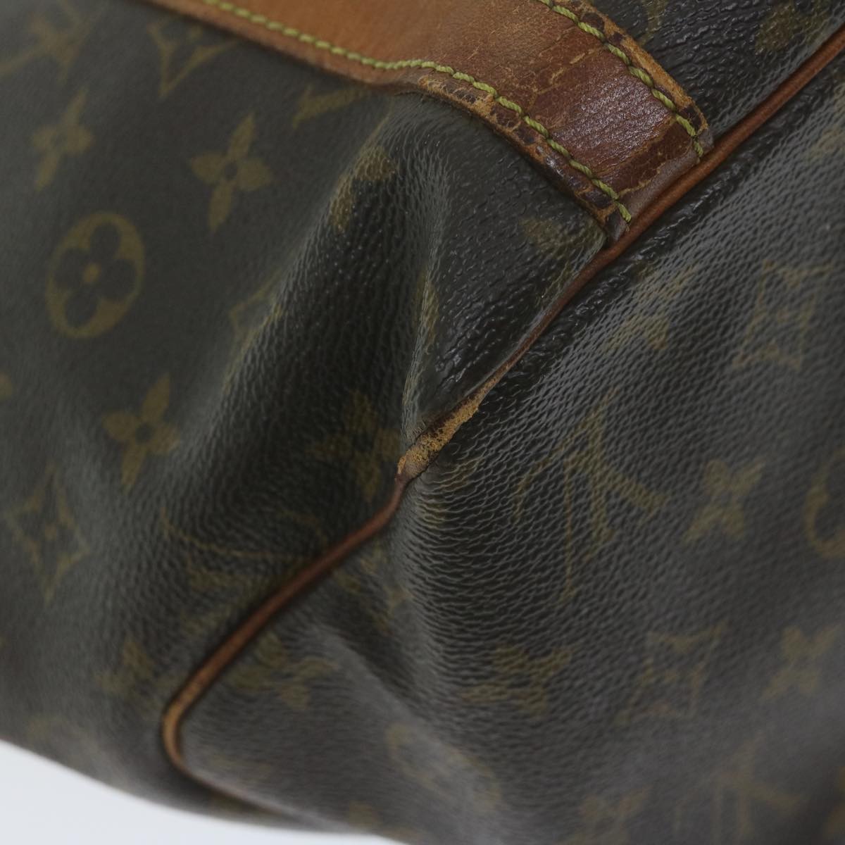 LOUIS VUITTON Monogram Sac Shopping Tote Bag M51108 LV 63456
