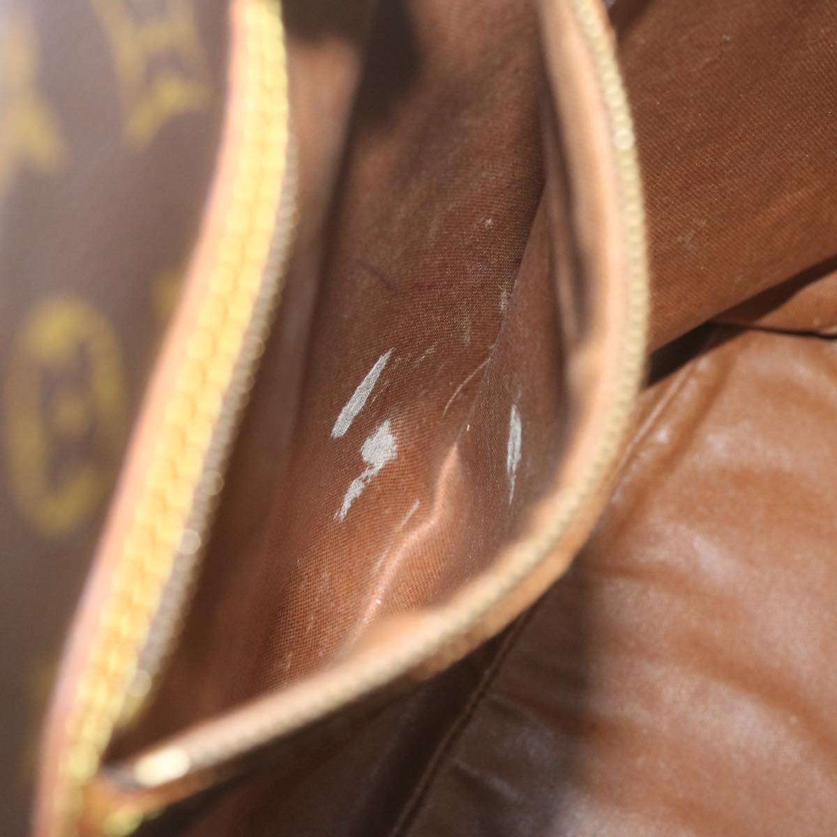 LOUIS VUITTON Monogram Sac Shopping Tote Bag M51108 LV 63456